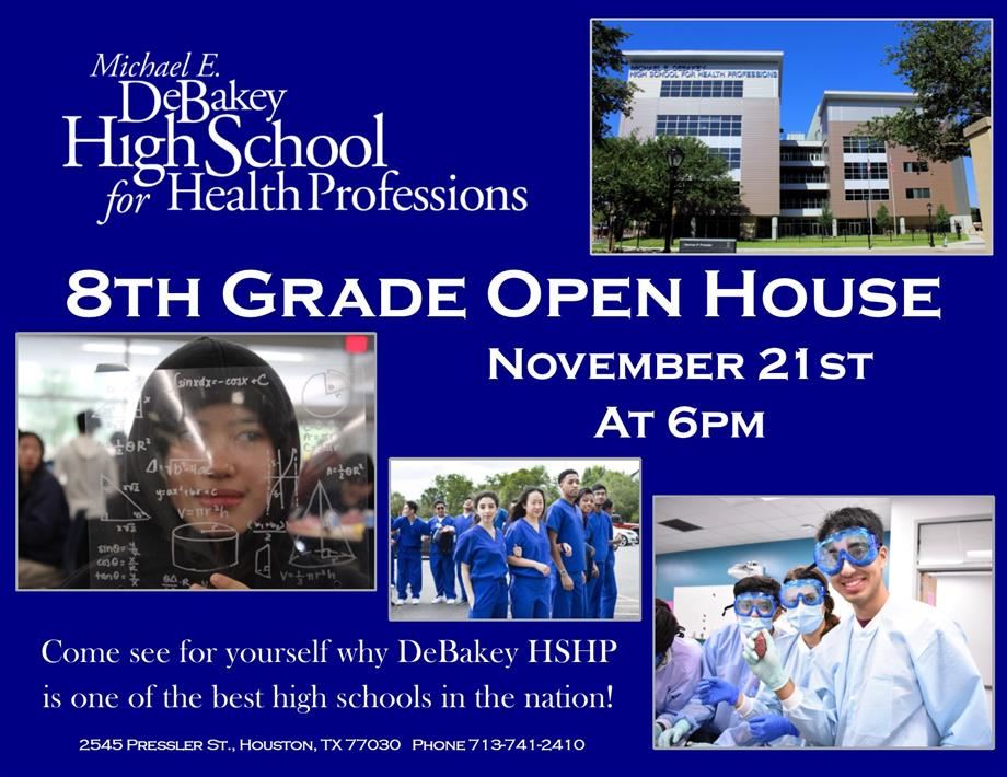 8th Grade Open House 